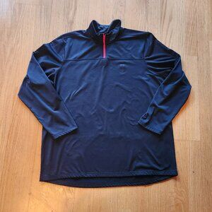 Spyder Active ProW=B 1/4 Zip Long Sleeve Pullover Men XL Black Athleisure